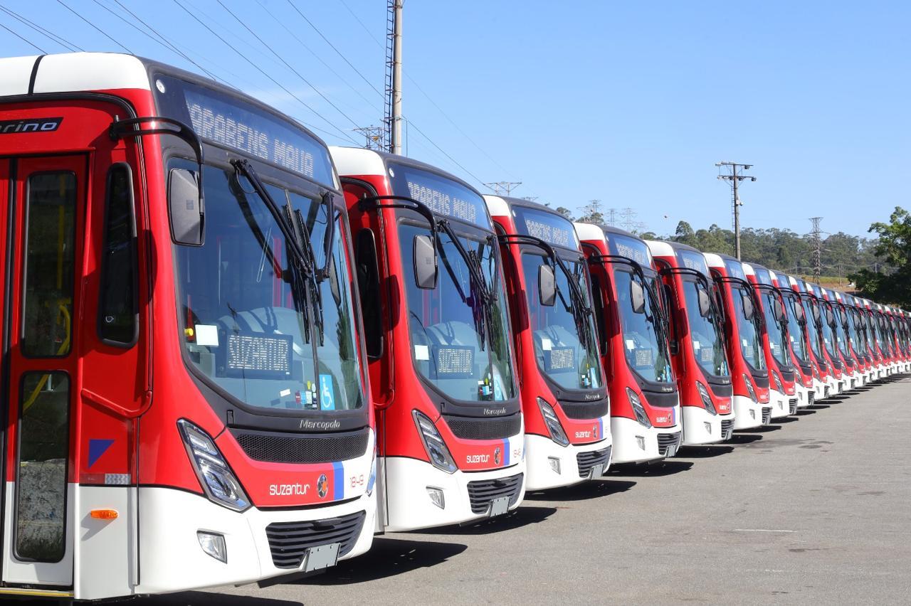 Mauá renova 80% da frota de ônibus com entrega de 60 novos veículos