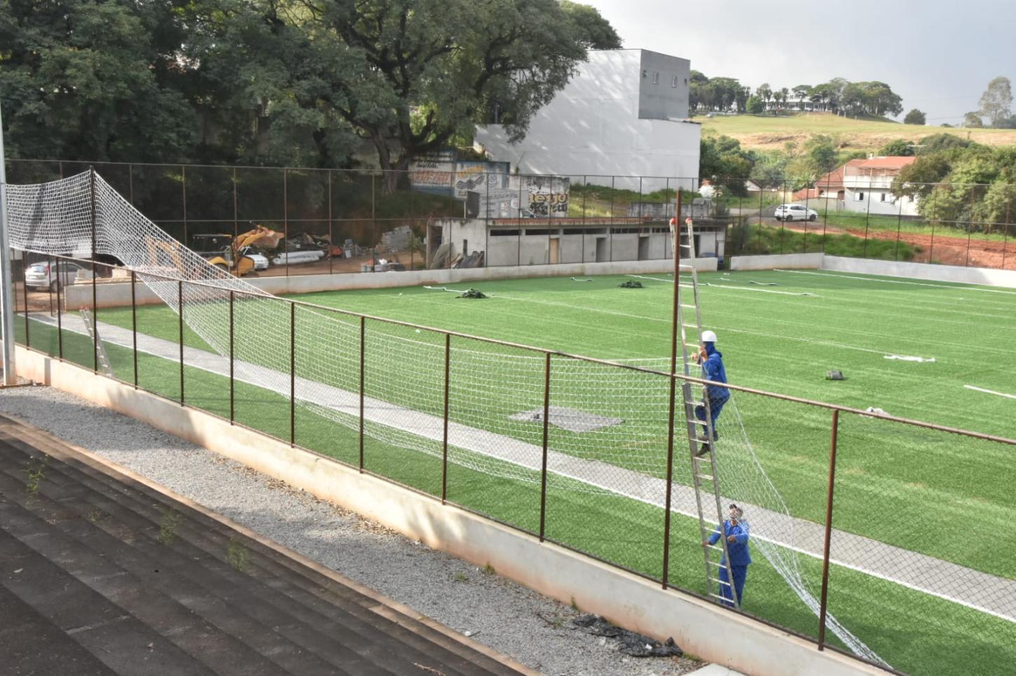 Obras do complexo esportivo e educacional da Escola Parque Vila Humaitá superam 60% em Santo André
