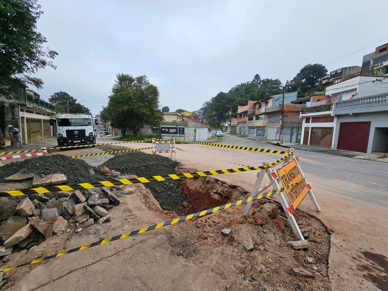 Prefeitura de Ribeirão Pires inicia modernização do sistema de drenagem no Parque Aliança