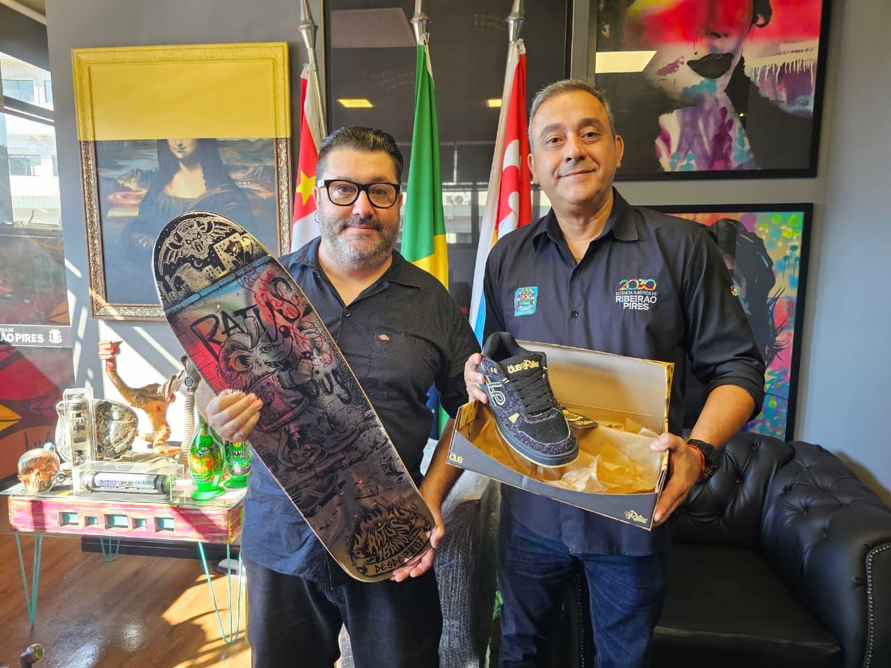 Ribeirão Pires discute projeto do Parque da Juventude e parcerias para o skate local