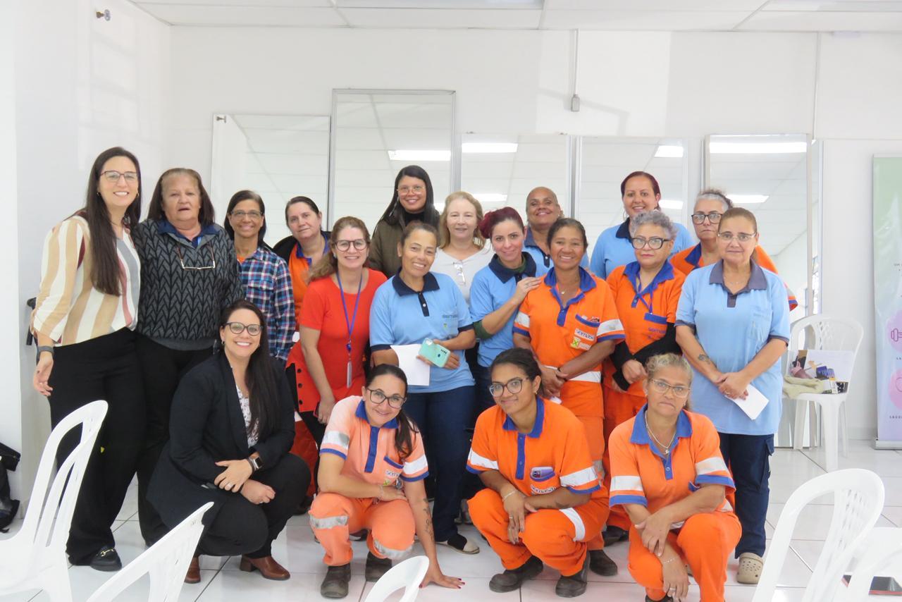 Semana do Gari em Santo André promove bem-estar e valorização dos profissionais de limpeza
