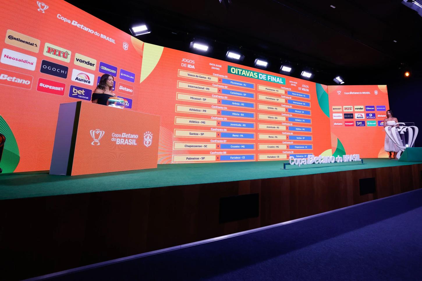 Sorteio na CBF define os confrontos e mandos de campo das oitavas de final da Copa do Brasil