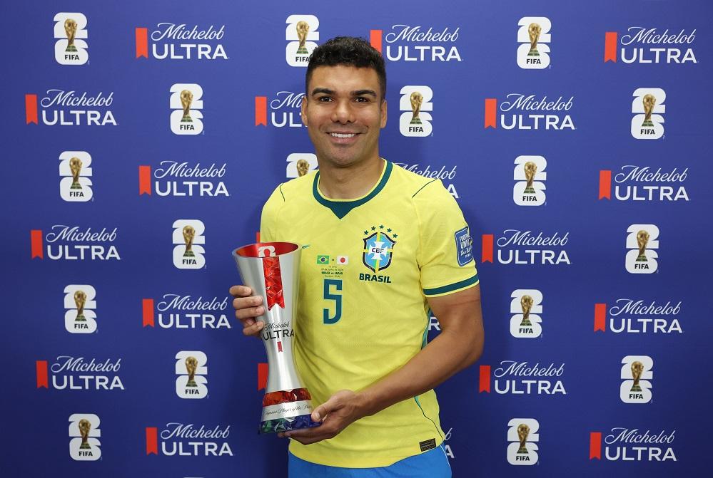 Casemiro é eleito o melhor em campo, exalta maturidade do Brasil e recebe elogios de Ancelotti