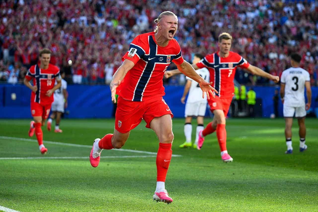 Noruega goleia Iraque por 4 a 1 com brilho de Haaland e assume a liderança do Grupo I da Copa do Mundo