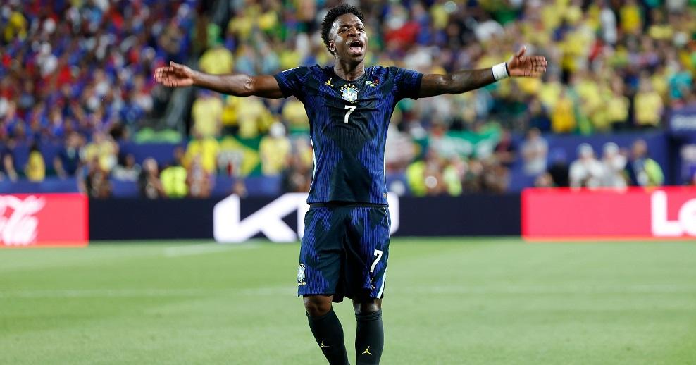 Vinicius Jr. brilha em nova posição, lidera vitória do Brasil sobre o Haiti e elogia estratégia de Ancelotti