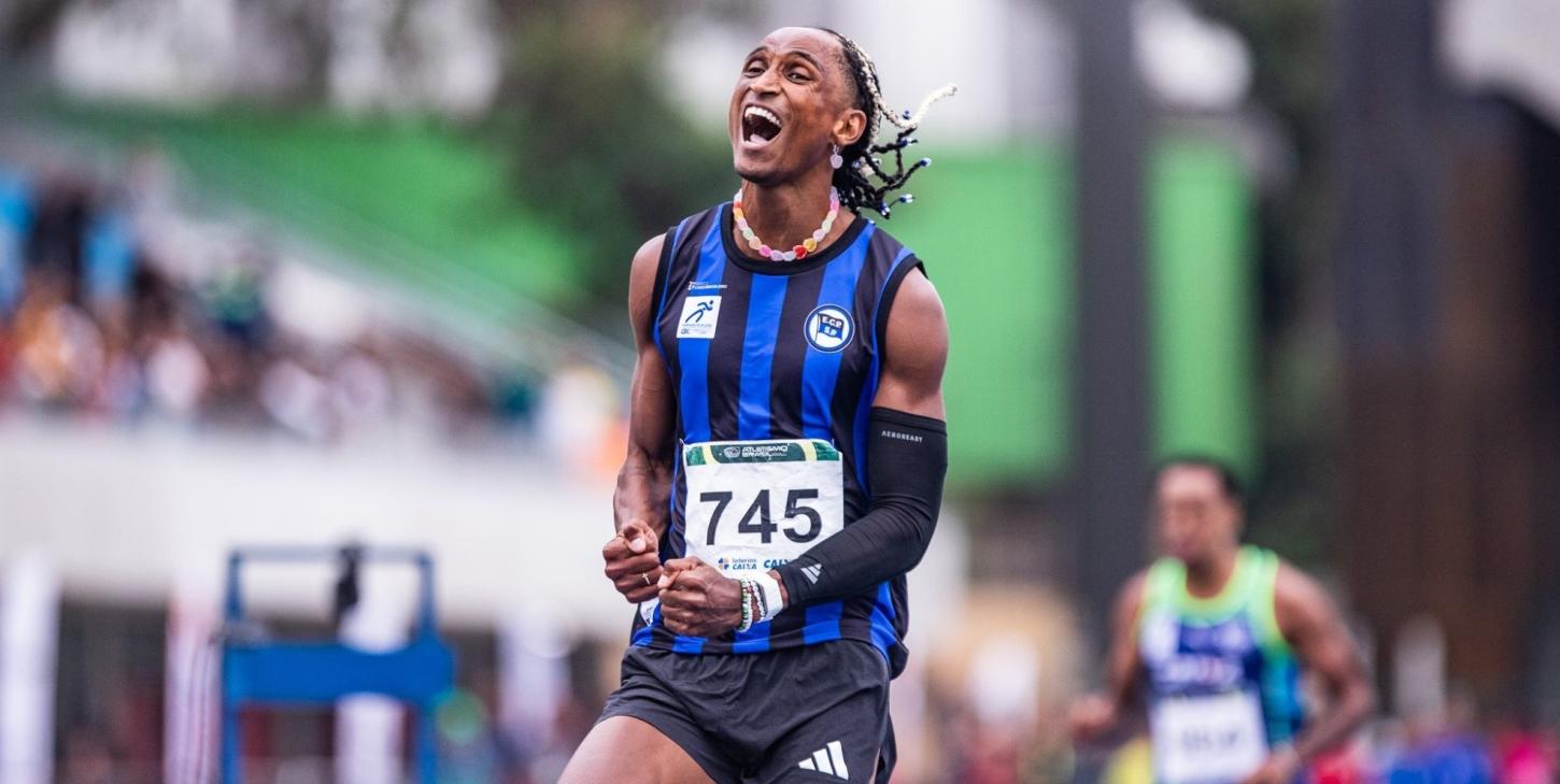 Alison dos Santos é campeão do Troféu Brasil pela primeira vez com mais um recorde do campeonato