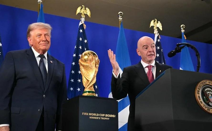 Infantino exalta Donald Trump e atribui sucesso da Copa do Mundo ao presidente