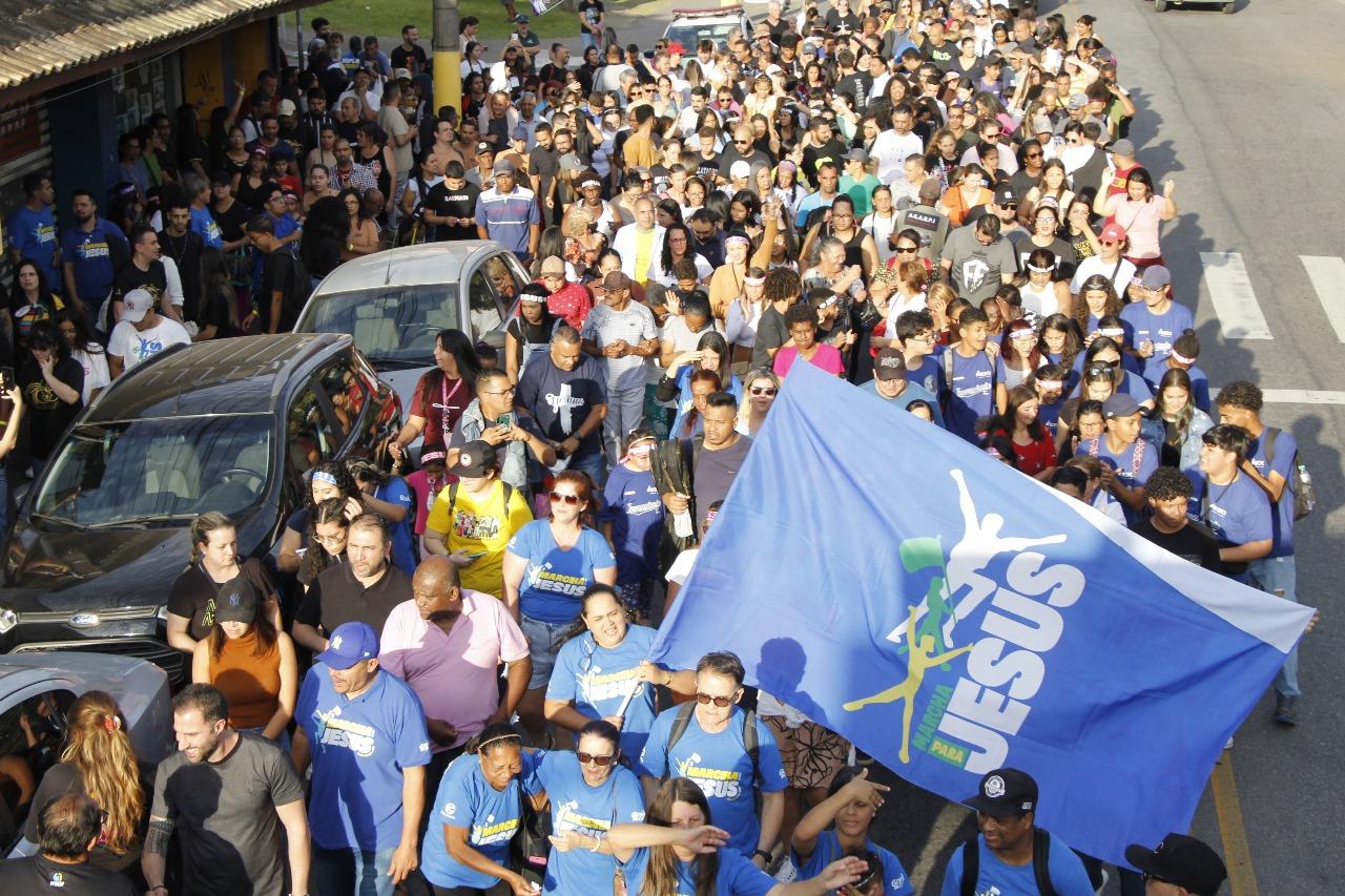 Marcha para Jesus 2026 reúne fiéis com shows gospel neste sábado (18) em Ribeirão Pires