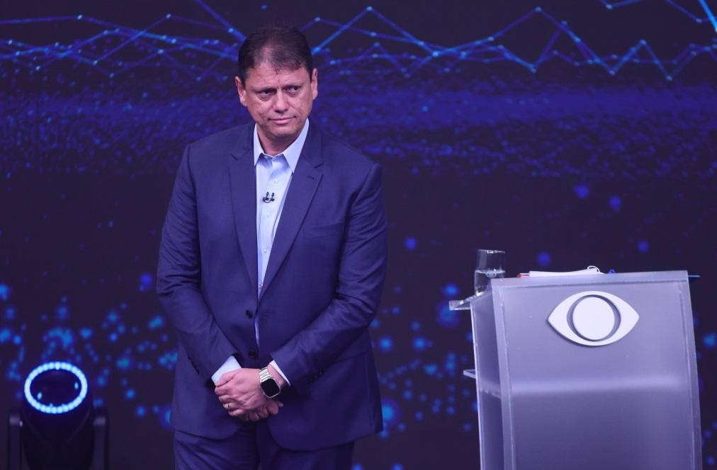 Campanha de Tarcísio de Freitas avalia saldo positivo após primeiro debate ao Governo de SP