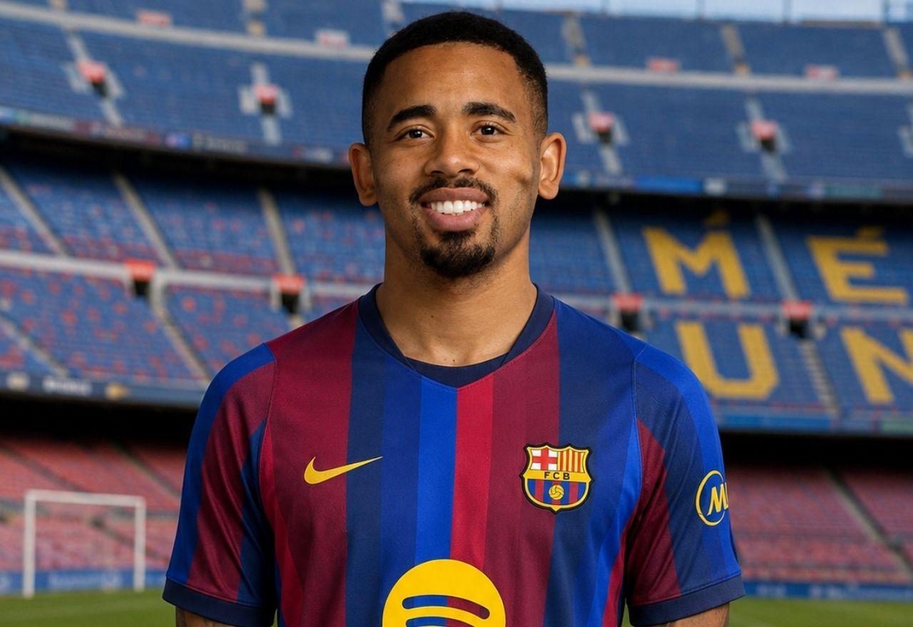 Gabriel Jesus acerta com o Barcelona e realiza exames médicos nesta segunda-feira