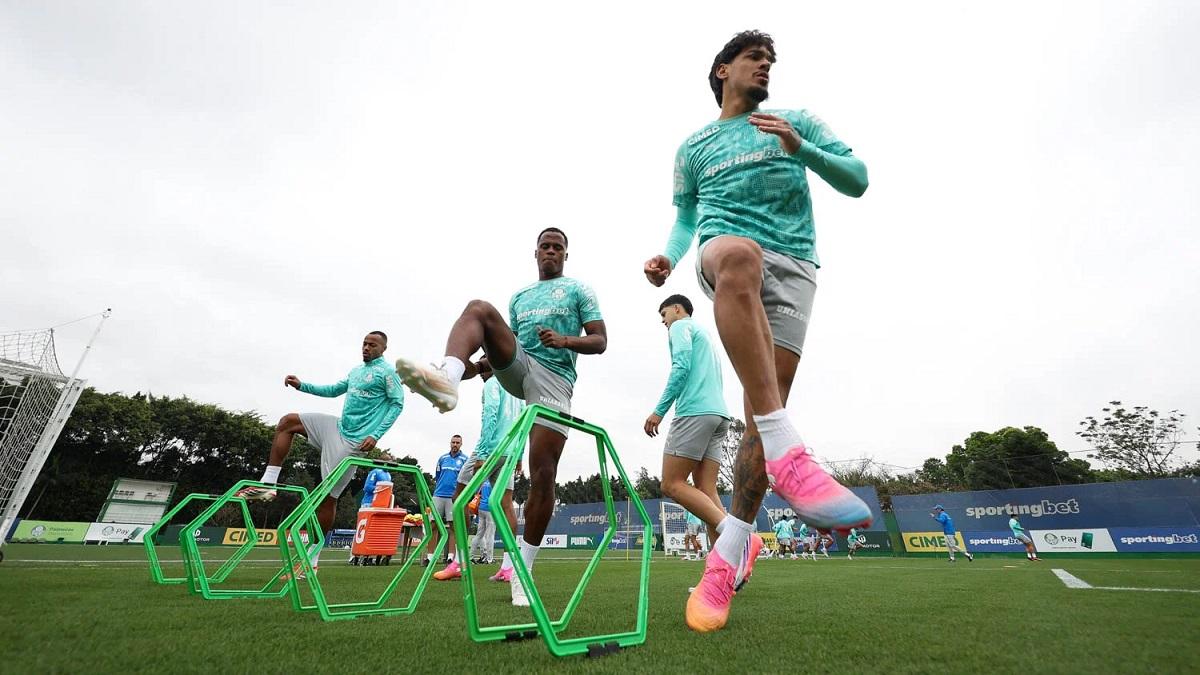 Palmeiras finaliza preparação para encarar o Cerro Porteño no jogo de ida das oitavas da Libertadores