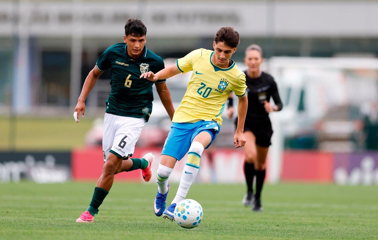 Seleção Brasileira Sub-20 volta a vencer a Bolívia por 2 a 0