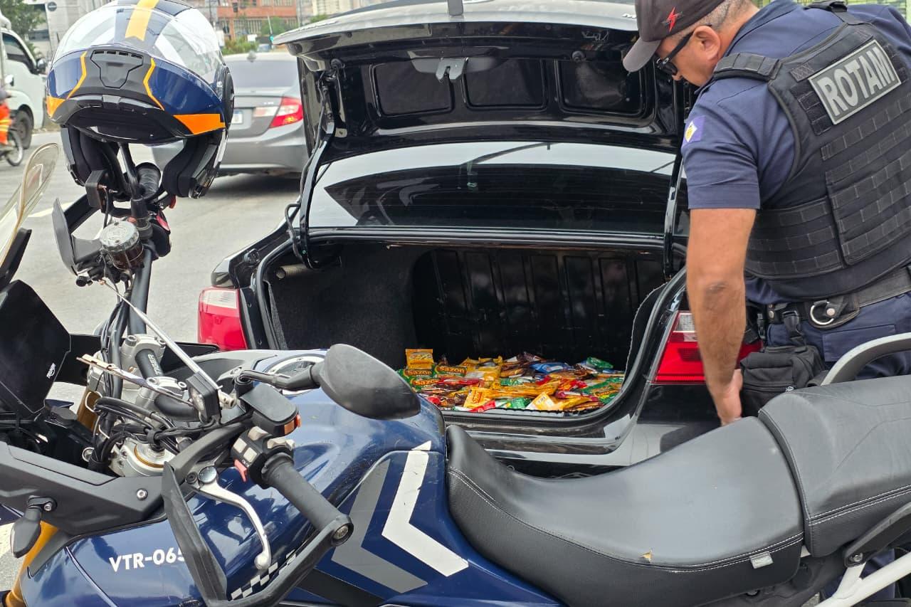 Após alerta do Smart Sanca, GCM de São Caetano prende quadrilha do Paraná por furtos a supermercados