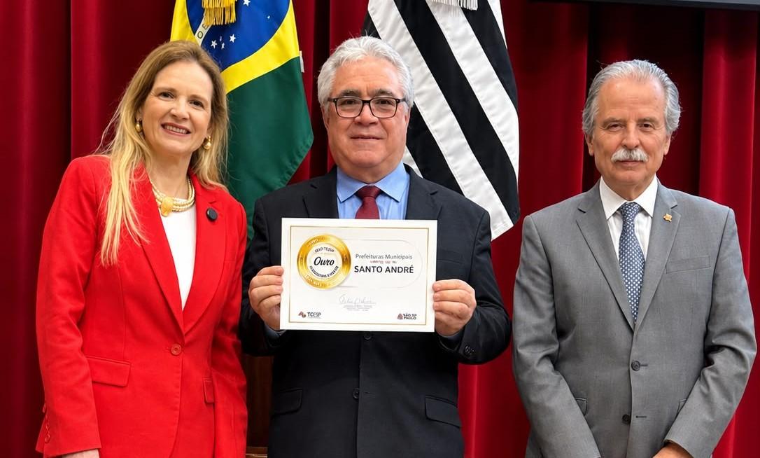 Ouvidoria de Santo André recebe Selo Ouro do Tribunal de Contas do Estado