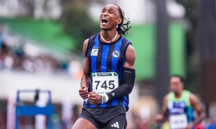Alison dos Santos é campeão do Troféu Brasil pela primeira vez com mais um recorde do campeonato