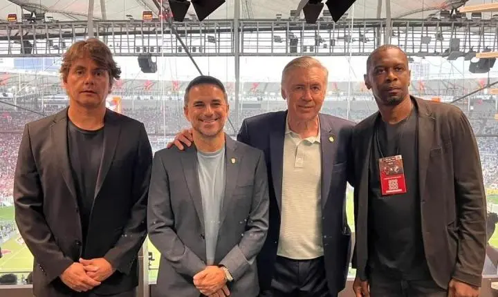 Ancelotti observa clássico carioca no Maracanã para definir lista da Copa do Mundo