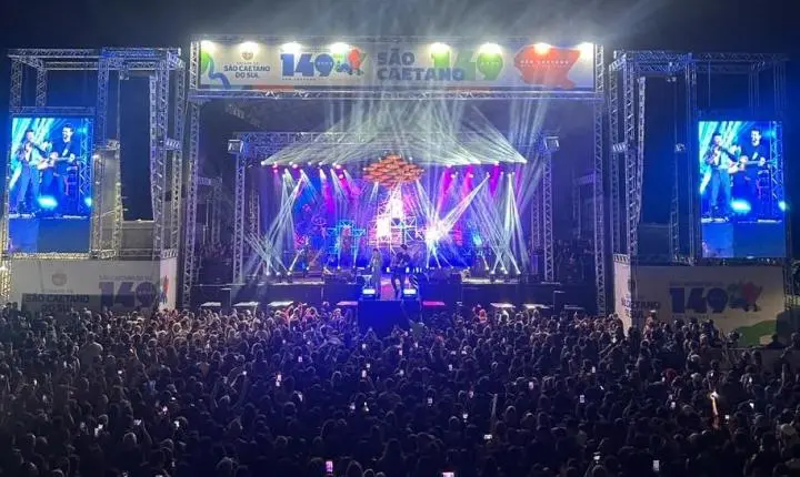 Aniversário de 149 anos de São Caetano reúne 70 mil pessoas em quatro dias de festa