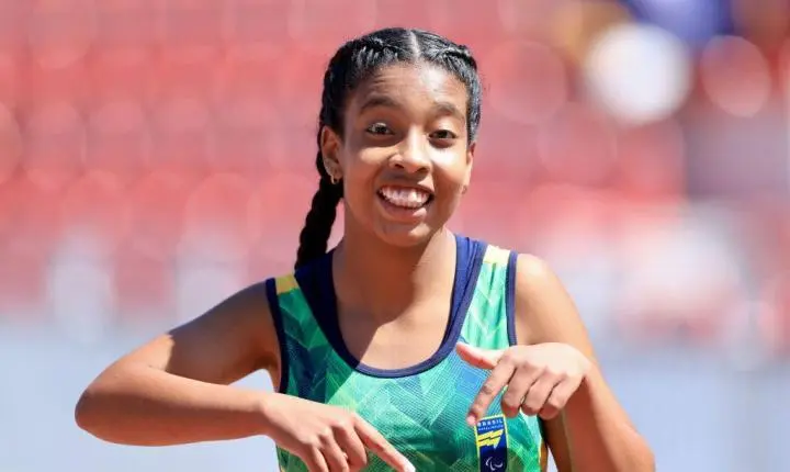 Atleta de 15 anos do Time São Paulo bate recorde paralímpico das Américas no Grand Prix do Marrocos