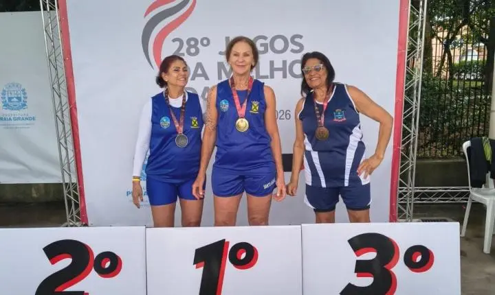 Atletas de Mauá conquistam medalhas no arremesso de peso nos Jogos da Melhor Idade