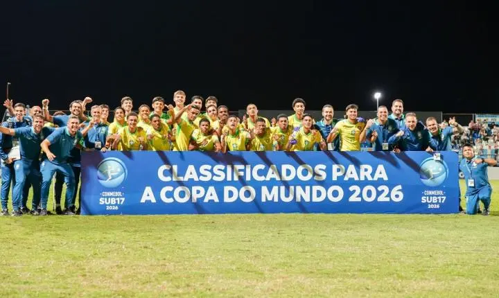 Brasil bate Argentina por 3 a 0 e se classifica para Copa do Mundo Sub-17