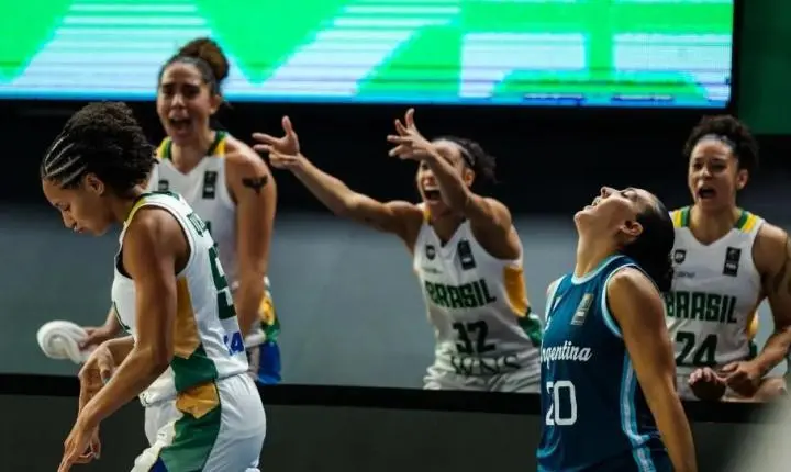 Brasil vence a Argentina e vai à semifinal do Qualificatório ao Pré-Olimpico de basquete feminino