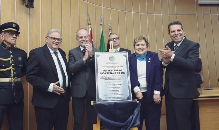 Câmara de São Caetano homenageia os 75 anos do Rotary Club