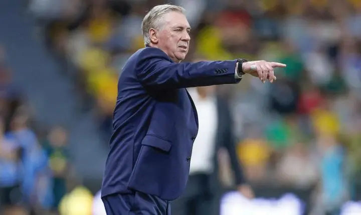 Carlo Ancelotti analisa empate do Brasil com a Austrália