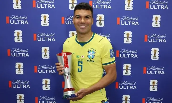 Casemiro é eleito o melhor em campo, exalta maturidade do Brasil e recebe elogios de Ancelotti