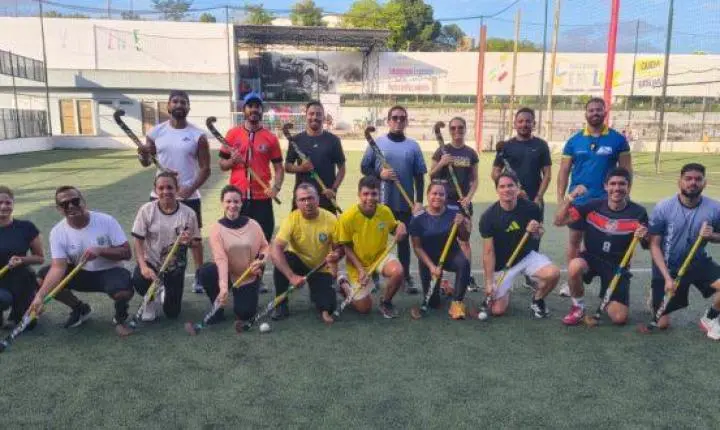 CBHG promove capacitação de hóquei em parceria com o Colégio da Luz, em Guarabira