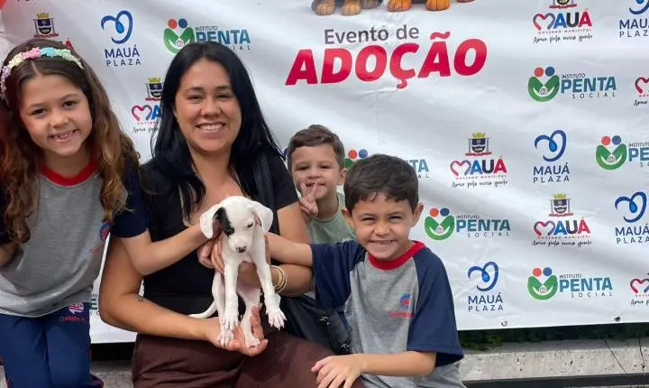 Evento de adoção em Mauá garante novos lares para doze animais no último final de semana