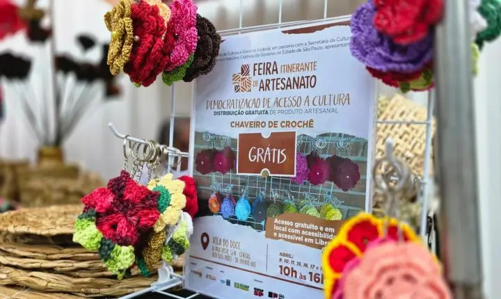 Feira Itinerante de Artesanato retoma atividades na Vila do Doce em Ribeirão Pires