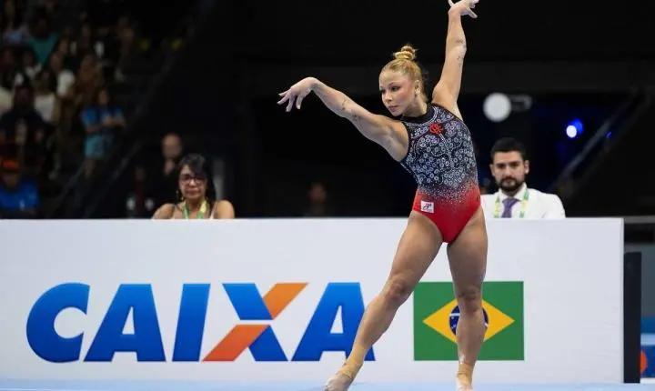 Flávia Saraiva fatura duas medalhas de ouro no último dia do Brasileiro de ginástica
