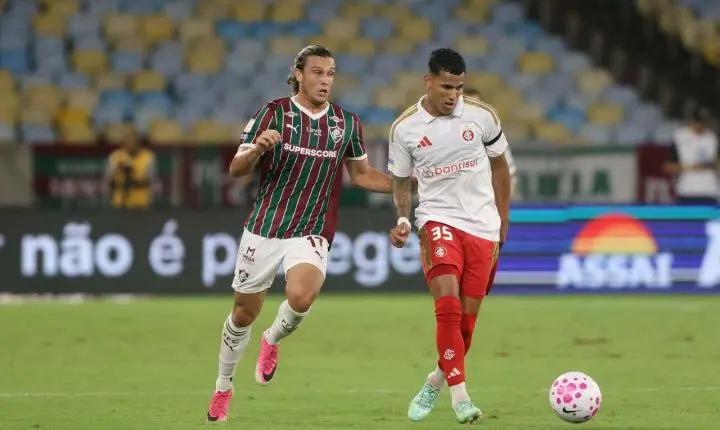 Fluminense vence o Internacional por 2 a 1 com gol nos acréscimos e acirra disputa por vaga na Libertadores