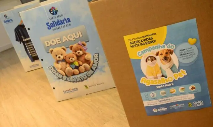 Fundo Social de Santo André lança Campanha do Agasalho Pet para proteger animais no inverno