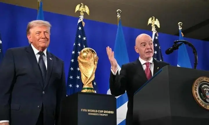 Infantino exalta Donald Trump e atribui sucesso da Copa do Mundo ao presidente