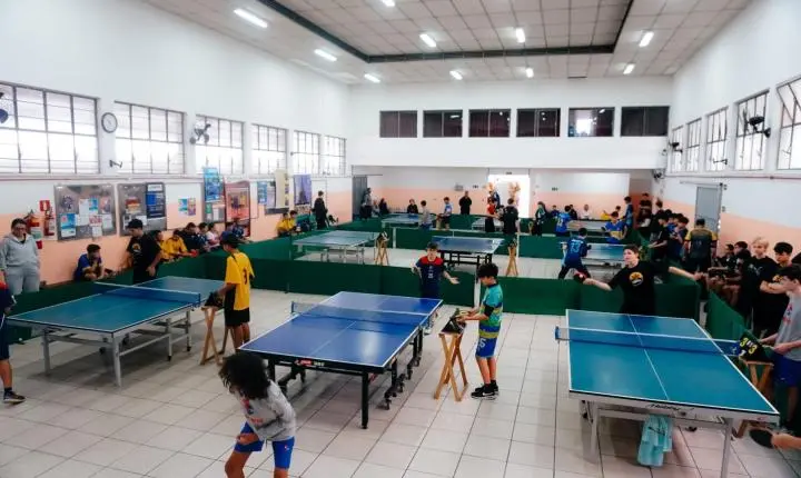 Jogos Escolares de São Bernardo começam com disputas de tênis de mesa e recorde de inscritos