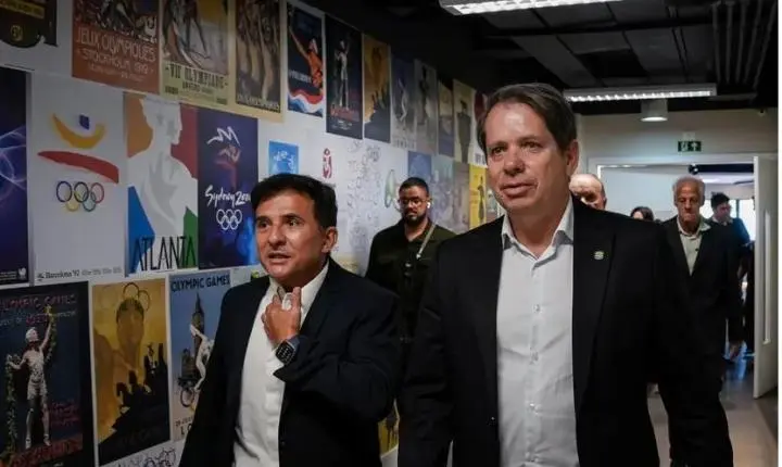 Ministro do Esporte visita Centro de Treinamento do Time Brasil e reforça parceria com o COB em prol do alto rendimento