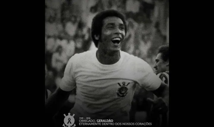 Morre Geraldão, ídolo do Corinthians e campeão paulista de 1977, aos 77 anos