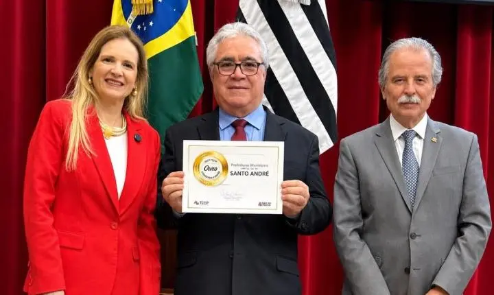 Ouvidoria de Santo André recebe Selo Ouro do Tribunal de Contas do Estado