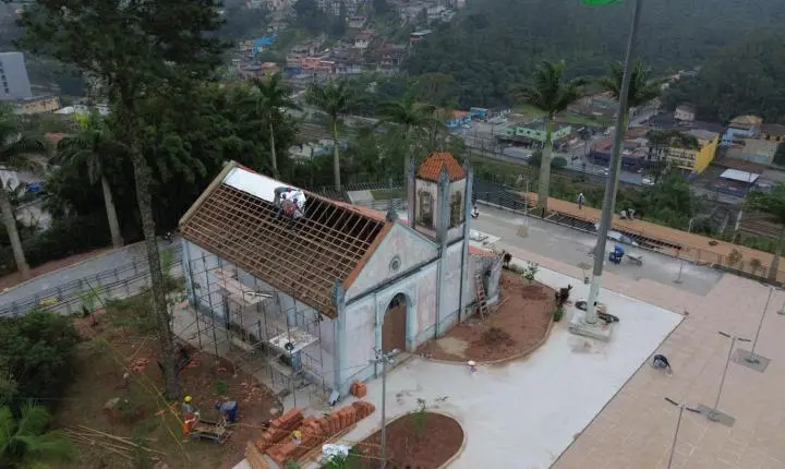 Prefeitura de Ribeirão Pires realiza revitalização na histórica Capela Santo Antônio