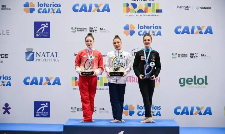 Rafaela Elias, da Unopar, leva a melhor no individual geral do Nível 2