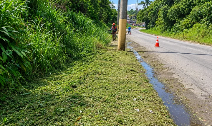Ribeirão Pires intensifica serviços de zeladoria e manutenção urbana em diferentes regiões da cidade