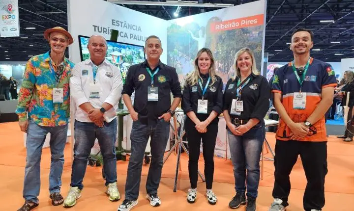 Ribeirão Pires promove potencial turístico na Expo Turismo Paulista 2026 no Anhembi