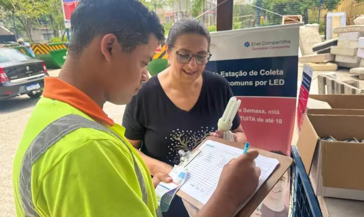 Santo André amplia troca gratuita de lâmpadas para cinco novos ecopontos