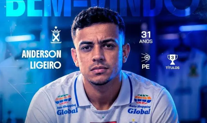 Santo André anuncia retorno de Anderson Ligeiro, campeão da Série A2 e da Copa Paulista pelo clube