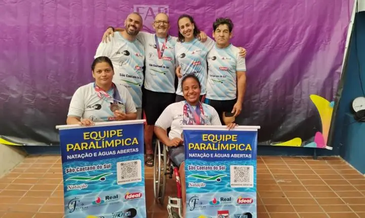 São Caetano sedia Paulista de Inverno de Paranatação e fatura nove medalhas no torneio
