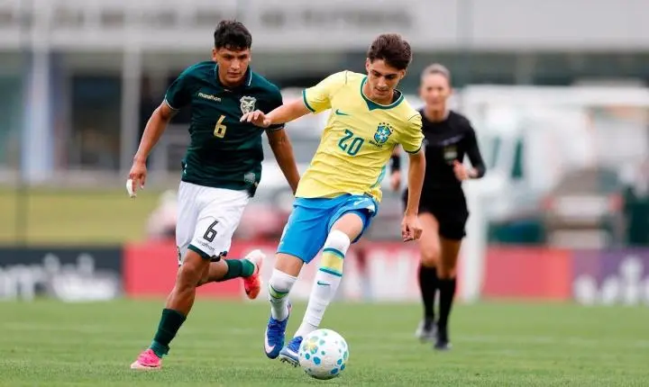 Seleção Brasileira Sub-20 volta a vencer a Bolívia por 2 a 0