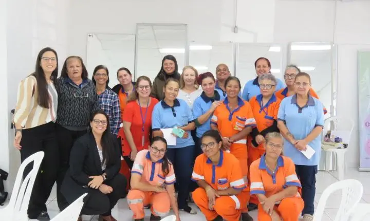 Semana do Gari em Santo André promove bem-estar e valorização dos profissionais de limpeza