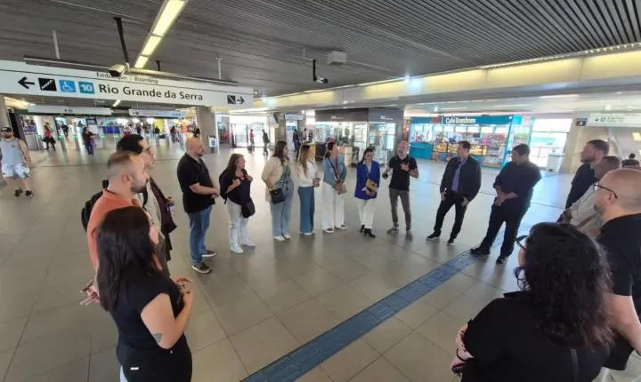 Visita em estações dá início à parceria entre Consórcio ABC e CPTM para divulgação de projetos de interesse social